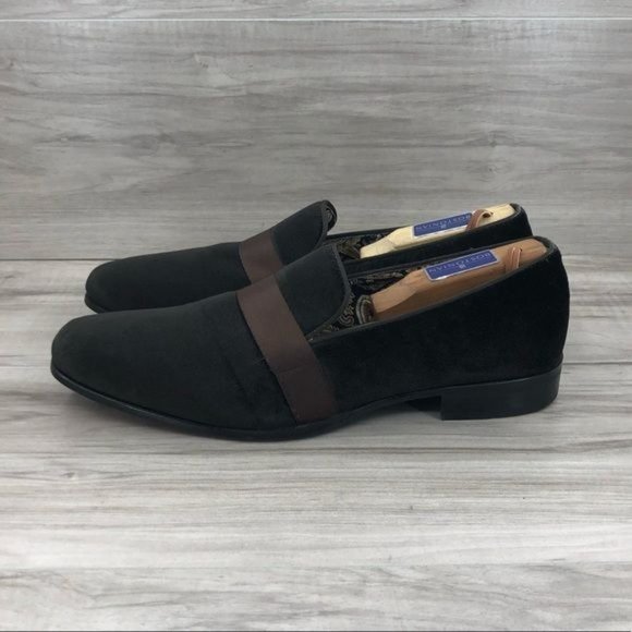 After Midnight Loafers Mens 10 Brown Velvet Slip On Shoes main image 12